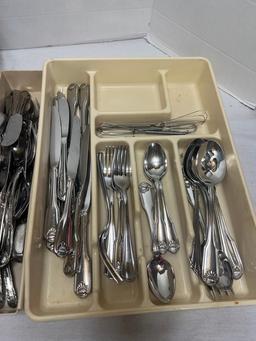 Large Lot Stainless Flatware