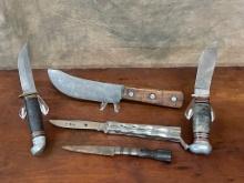 Vintage Military Knife Lot Plus Others