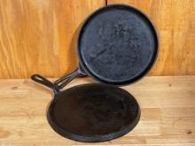 Wagner and Lodge Cast Iron Griddles