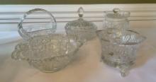 Vintage Waterford Crystal Jar & More