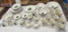 Large Set Of Culbertson Christmas Tree Dinnerware