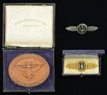 WWII GERMAN SQUADRON CLASP FOR BOMBER PILOTS,