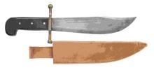 US WWII KINSFOLK NO. 18 STYLE SURVIVAL KNIFE.