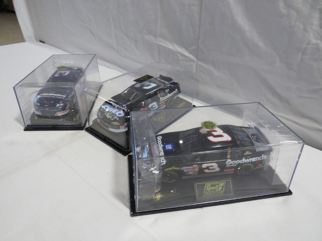 (3) Revell Dale Earnhardt Racing Collectables