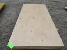 (8) Sheets of 3/4" Birch and Maple Veneer Asst. Cores
