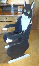 Paula McDaniel Cat Painted Chair