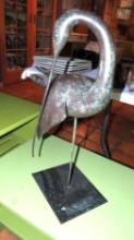Guy Taplin "Preening Curlew" Bronze Sculpture
