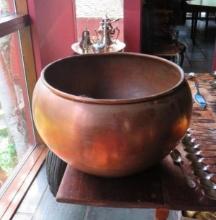 Smith & Hawken Copper Garden Hose Pot