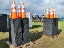 PVC Safety Traffic Cones- 250 Count