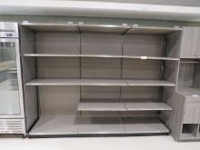 MADIX WALL SHELVING - 84IN TALL 24/24 9FT RUN - SOLD BY THE FOOT