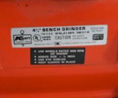 4.5" Bench Grinder