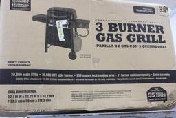 3-Burner Gas Grill New in Box No. 3A