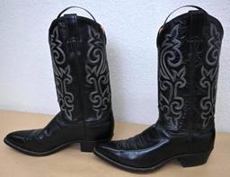 Black Justin Boots size 10D