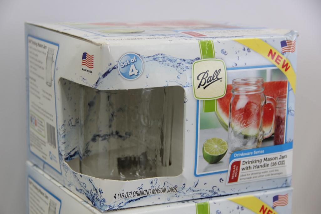 Libbey Housewarming 24-Piece Glass Set and Drinking Ball Jars