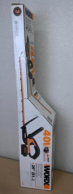 Worx 40 Volt Hedge Trimmer