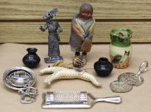 Mixed Silver-Plate, Indigenous American Collectibles and More