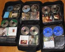 Three Large Binders Filled with Classical CDs