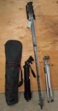 Swiss Gear Hiking Poles and 2 Tripods