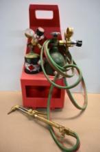 Portable Acetylene Set with #142C Cutting Attachment & Pro-weld Gauges!