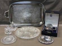 Silver-Plate and Crystal Collection