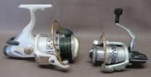 Two Open Face Surf Casting Reels