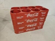 (4) Choice Coca Cola 2 Liter Crates