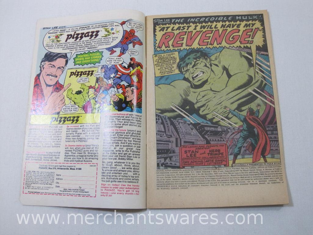 Six Marvel Comics Group Comics includes Marvel Super Heroes #67, 68, Nov-Dec 1977, Godzilla #15, 17,