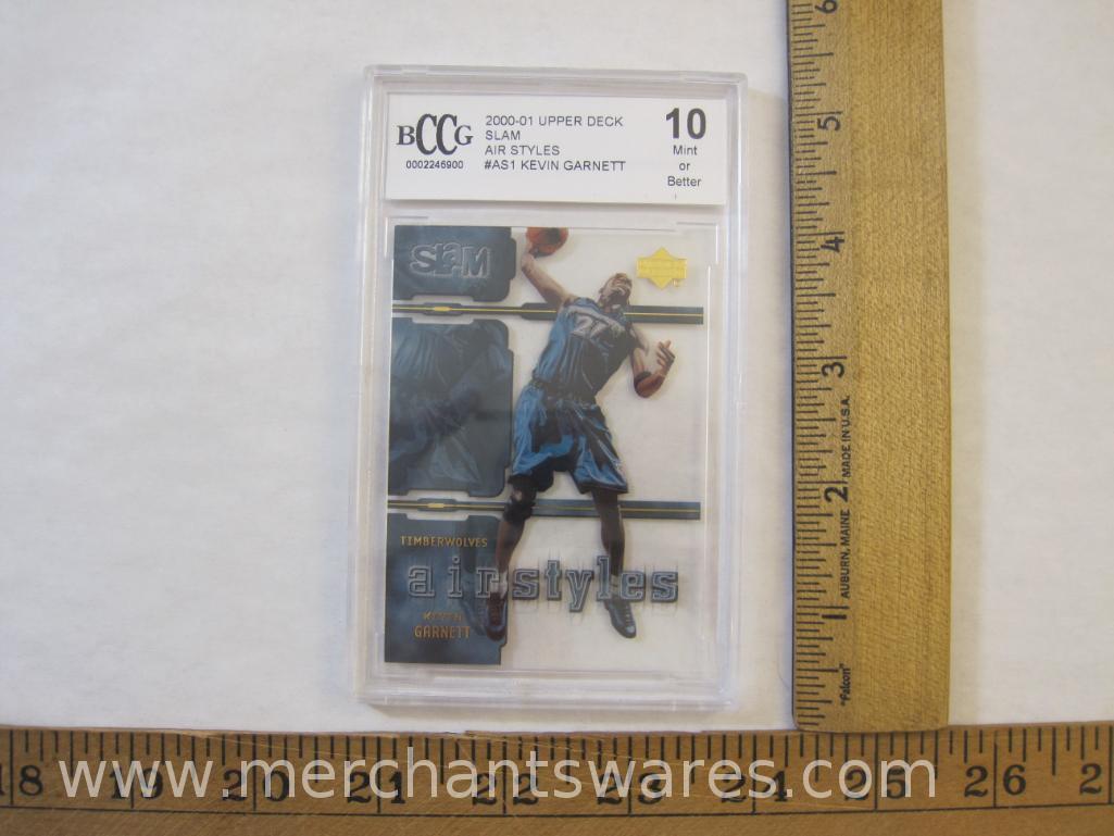 Airstyles AS1 Kevin Garnett Graded Upper Deck Slam 2000-2001 Trading Card, Graded 10 Mint or Better