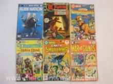Six DC Special Comic Books including Nos. 4, 19, 27, 28, 33 and A DC Movie Special No. 1 Alien