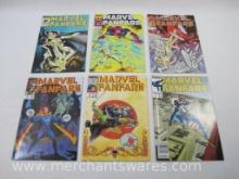 Marvel Fanfare Comic Books, Six Issues includes No. 34, Sept 1987, No. 38-42, June-Feb 1988-89,