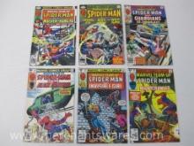 Six Marvel Team-Up Spider-Man Comics includes Issues No. 84-89, Aug-Jan, 1979-80, Marvel Comics