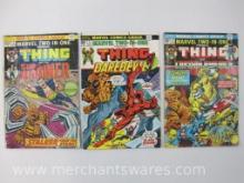 Marvel Two-In-One Comics, Three Issues No. 2-4, Mar, May, July 1974, Marvel comics Group, 5 oz