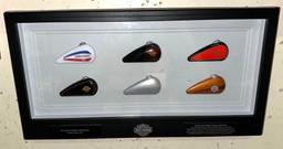 Harley Davidson Miniature Tank Collection in Display case
