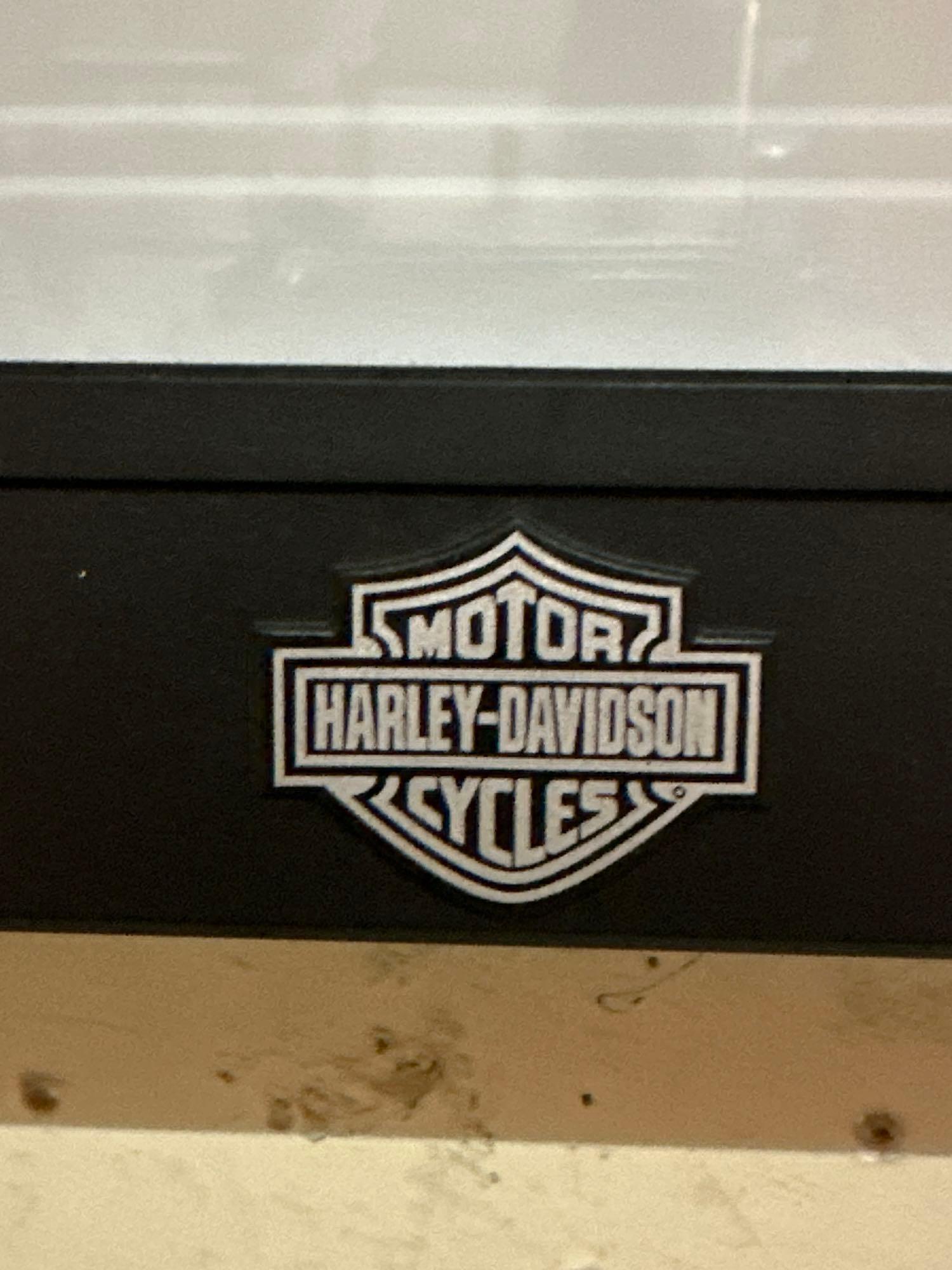 Harley Davidson Miniature Tank Collection in Display case
