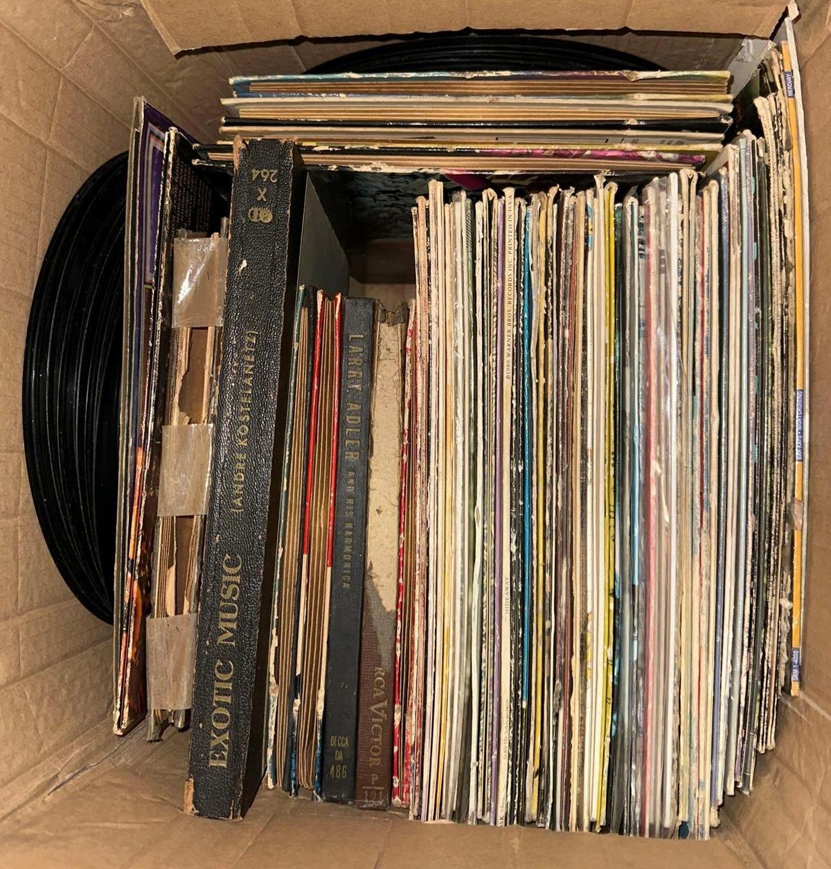 Huge Box of Record Albums