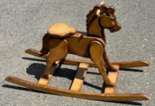 Vintage Wood rocking Horse