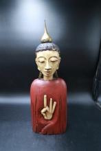 Wooden Asian Figurine