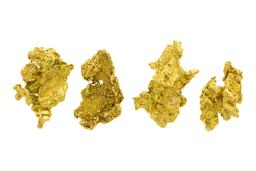 Lot of Mexico Gold Nuggets 2.58 Grams Total Weight