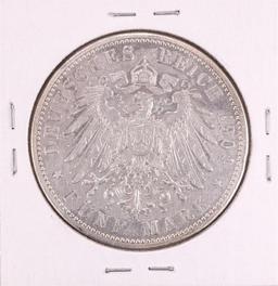 1904 German States 5 Mark Silver Coin