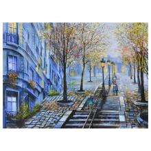 Vadik Suljakov "Steps Near Montmartre" Limited Edition Giclee On Canvas