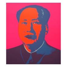 Andy Warhol "Mao Pink" Print Serigraph On Paper