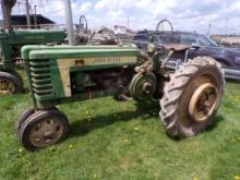 JD H Tractor, Complete, w/Rear Weights - Not Running, Needs Work  (4309)