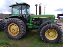 John Deere 4455 4WD Tractor with Power Shift Trans., (3) Rear Hydraulc Remo