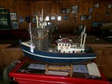 Wooden Fishing Boat Model, Very Detailed