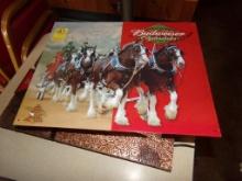 Budweiser Clydesdales Tin Sign