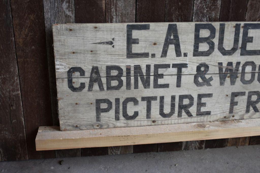 E.A. BUELKE CABINET & WOODWORK PICTURE FRAMING WOOD
