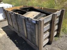 Crate of Heavy Duty Rubber Mats.