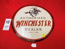 Authorized Winchester Dealer Porcelain Sign