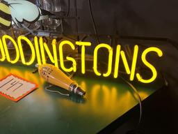 Boddingtons Lighted Sign and "Pub Ale" Pull
