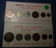 LOT OF TWO 1964-65-66 MEXICO TYPE SETS